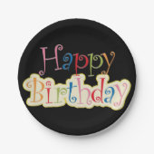 Happy Birthday Paper Bord (Voorkant)