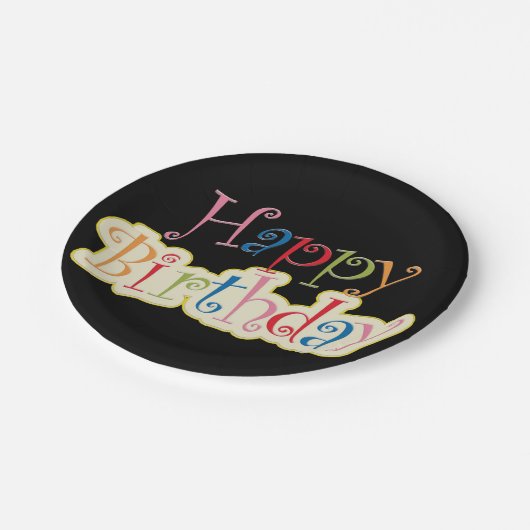 Happy Birthday Paper Bord (Gekanteld)