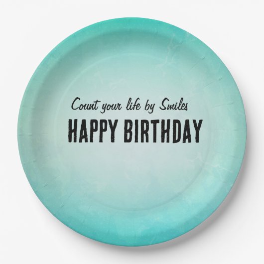 Happy Birthday Paper Bord Design (Voorkant)