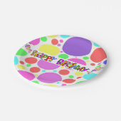 Happy Birthday Paper Borden Friends Family Papieren Bordje (Gekanteld)