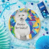 Happy Birthday Paper-Borden Papieren Bordje (Feest)