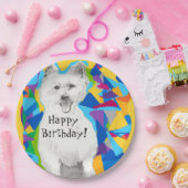 Happy Birthday Paper-Borden Papieren Bordje (Feest)