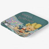  Happy Birthday Paper-Borden Papieren Bordje (Gebogen)