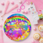 Happy Birthday Paper borden Rainbow HAMbyWG Papieren Bordje (Feest)