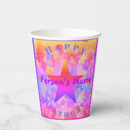 Happy Birthday Paper Cup HAMbyWG Papieren Bekers
