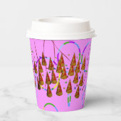 Happy Birthday Paper cup Papieren Bekers (Achterkant)