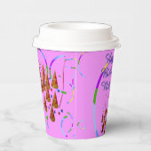Happy Birthday Paper cup Papieren Bekers (Rechts)