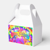 Happy Birthday Paper Favor BoxRainbow HAMbyWG Bedankdoosjes (Voorkant Zijde)
