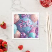 Happy Birthday Paper Napkin Servet (Insitu)