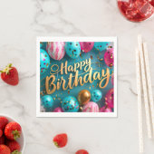 Happy Birthday Paper Napkin Servet (Insitu)