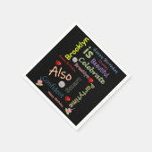 Happy Birthday Paper Napkins Brooklyn Servet (Hoek)