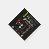 Happy Birthday Paper Napkins David Servet (Hoek)