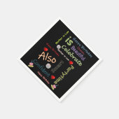 Happy Birthday Paper Napkins moeder in Law Servet (Hoek)