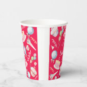 Happy Birthday Papieren Bekers (Rechts)