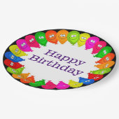 Happy Birthday Papieren Bordje (Gekanteld)