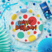 Happy Birthday Papieren Bordje (Feest)