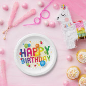 Happy Birthday Papieren Bordje (Feest)
