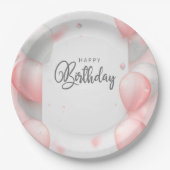 Happy Birthday Papieren Bordje (Voorkant)