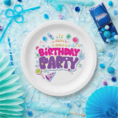 Happy Birthday Papieren Bordje (Feest)