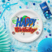 Happy Birthday Papieren Bordje (Feest)
