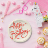 Happy Birthday Papieren Bordje (Feest)