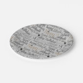 Happy Birthday Papieren Bordje (Gekanteld)