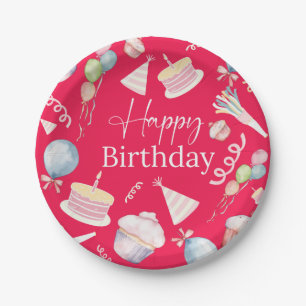Happy Birthday Papieren Bordje