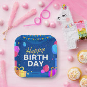 Happy Birthday Papieren Bordje (Feest)