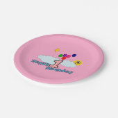 Happy Birthday Papieren Bordje (Gekanteld)