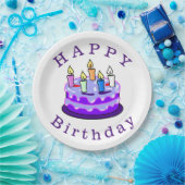 Happy Birthday Papieren Bordje (Feest)