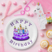 Happy Birthday Papieren Bordje (Feest)