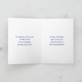 Happy Birthday Pappy | Campsite Poem Kaart (Binnen)