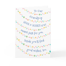 Happy Birthday Parents Grandouders Fun Stars Card