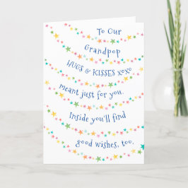 Happy Birthday Parents Grandouders Fun Stars Card Kaart