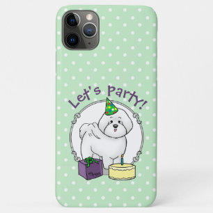 Happy Birthday (Partij) Bichon Frise Dog - Cute Case-Mate iPhone Case