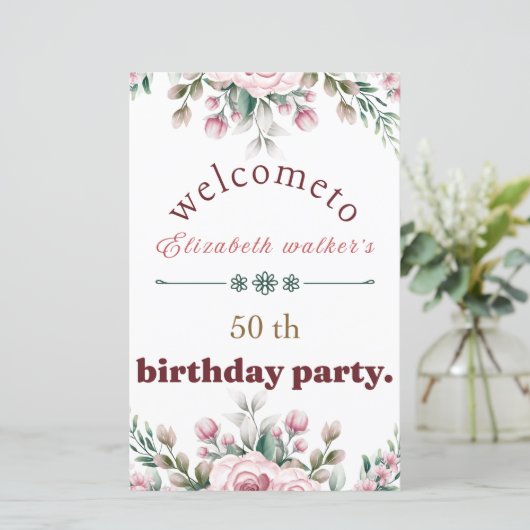 Happy birthday party (Staand voorkant)