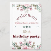 Happy birthday party (Voorkant / Achterkant)