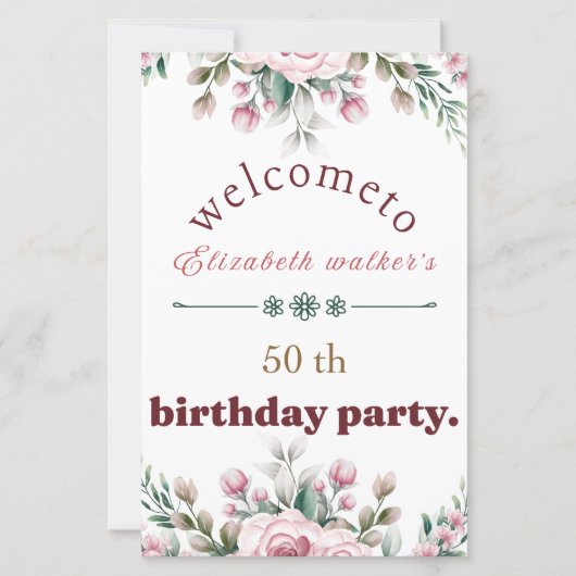 Happy birthday party (Voorkant)