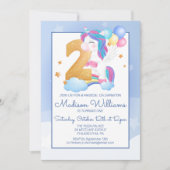 Happy Birthday Party | 2e verjaardag van de pastei Kaart (Voorkant)