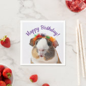Happy Birthday - Party Animal Guinea Pig #2 Servet (Insitu)