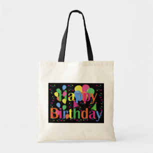 Happy Birthday Party-ballonnen Tote Bag