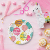 Happy Birthday Party Balloons Bord (Feest)