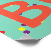 Happy Birthday party banner poster (Hoek)