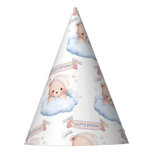 Happy Birthday Party Hat Feesthoedjes (Voorkant)