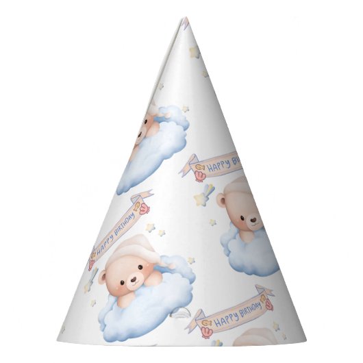 Happy Birthday Party Hat Feesthoedjes (Links)