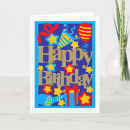 Happy Birthday Party Kaart