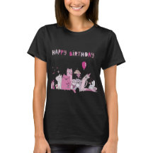 Happy Birthday Party Kat T-shirt