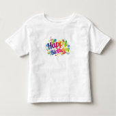 Happy Birthday Party  Kinder Shirts (Voorkant)