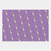 Happy Birthday Party Koe Inpakpapier Vel (Voorkant 3)