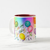 Happy Birthday Party Mok (Voorkant links)